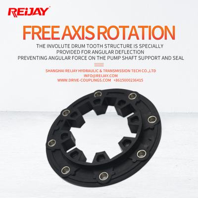 Rubber Steel SAE Flywheel Coupling For Engine Hydraulic Pump Drive Connections